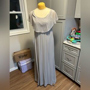 Show Me Your Mumu Grey Maxi Dress Size Medium
